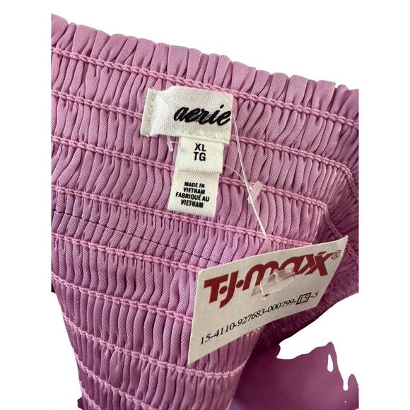 Aerie Pink Satin Corset Tank Top Size XL New - Picture 3 of 4